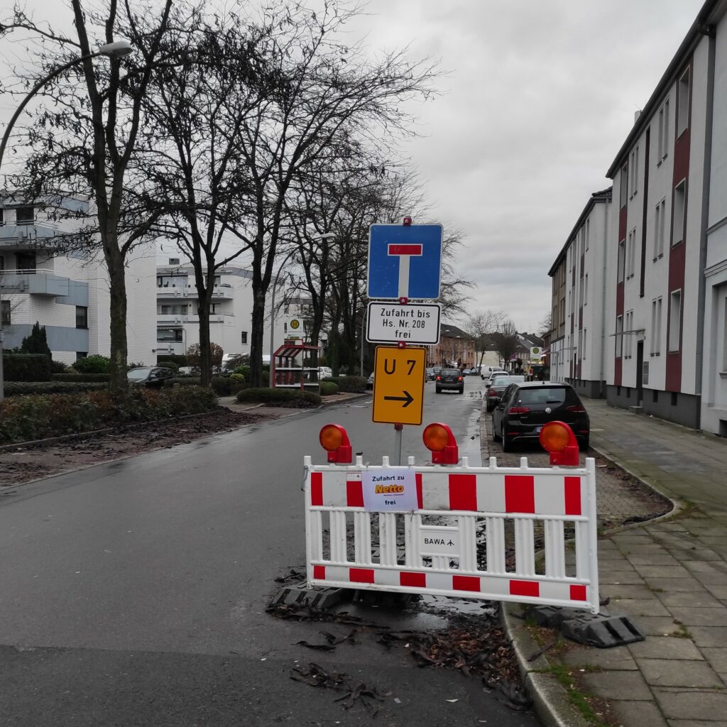 Dauerbaustelle an der Voßstraße ist Ärgernis