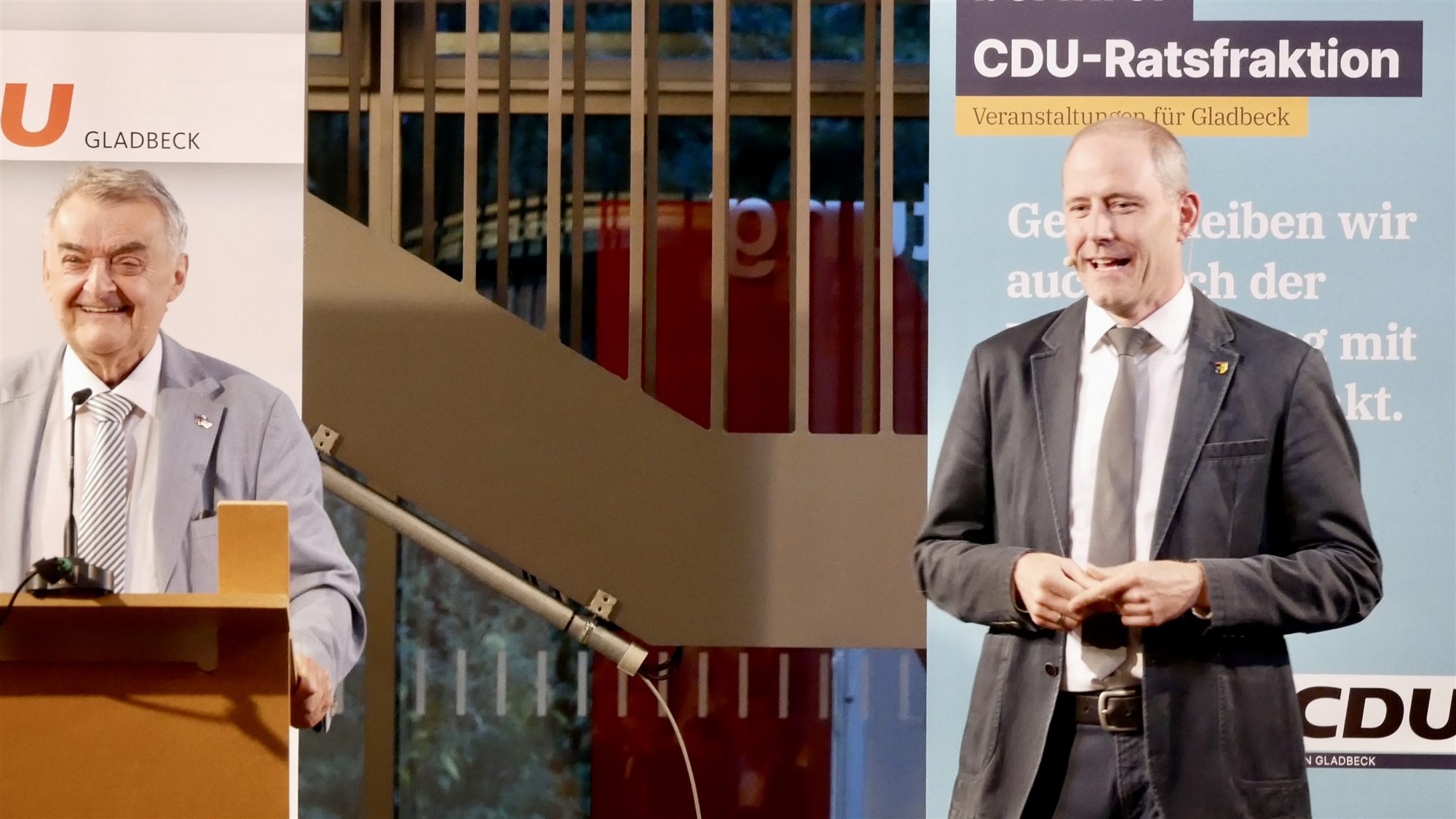 Peter Rademacher bei einem öffentlichen Termin