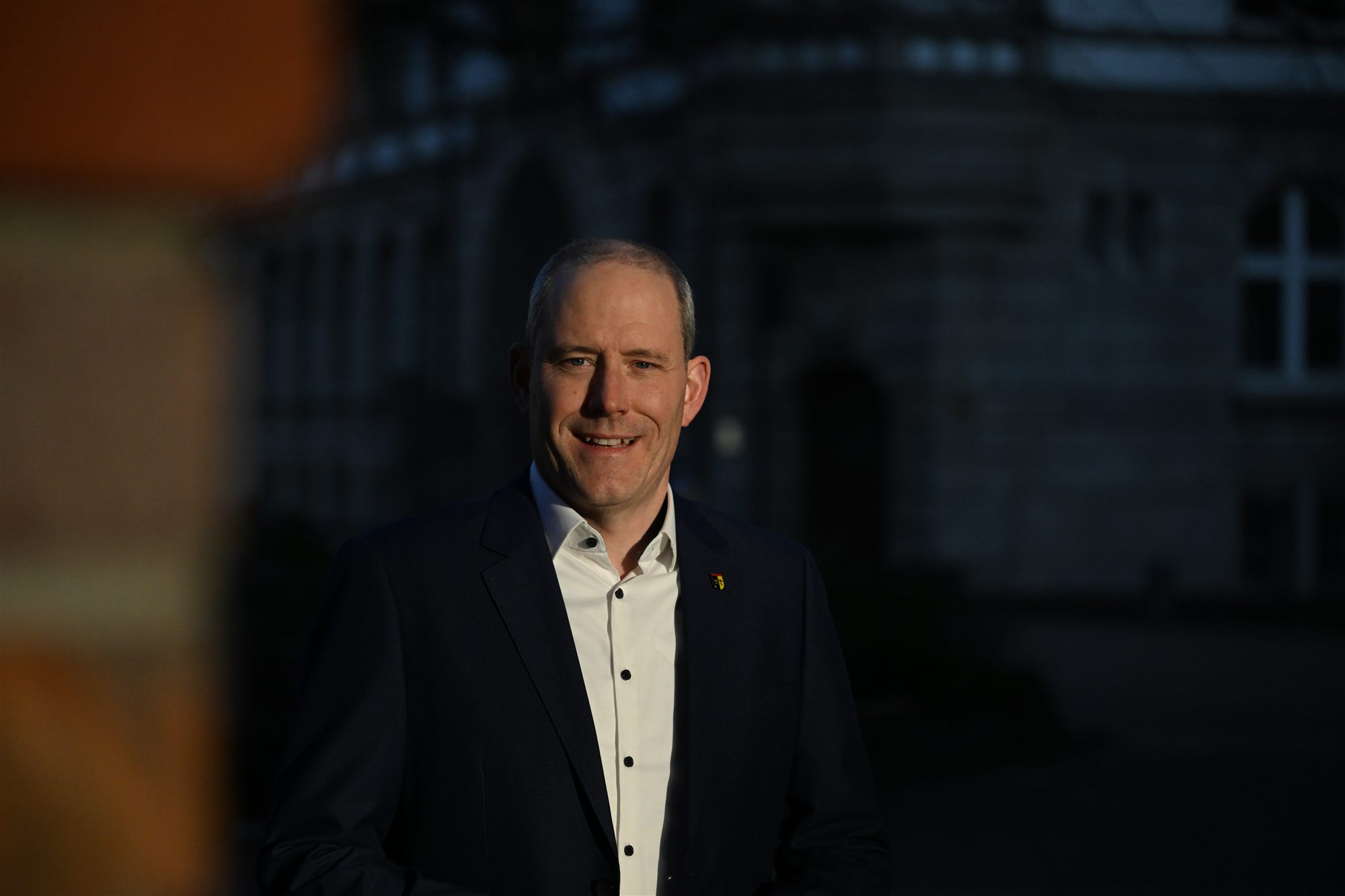 Peter Rademacher bei einer Begegnung in Gladbeck